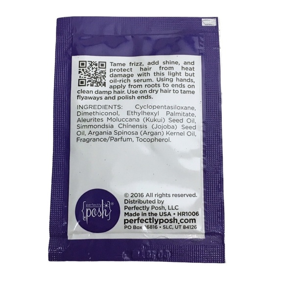 PERFECTLY POSH Enchantress Seductively Smoothing Hair Serum Samples 10 Packets - Picture 3 of 3